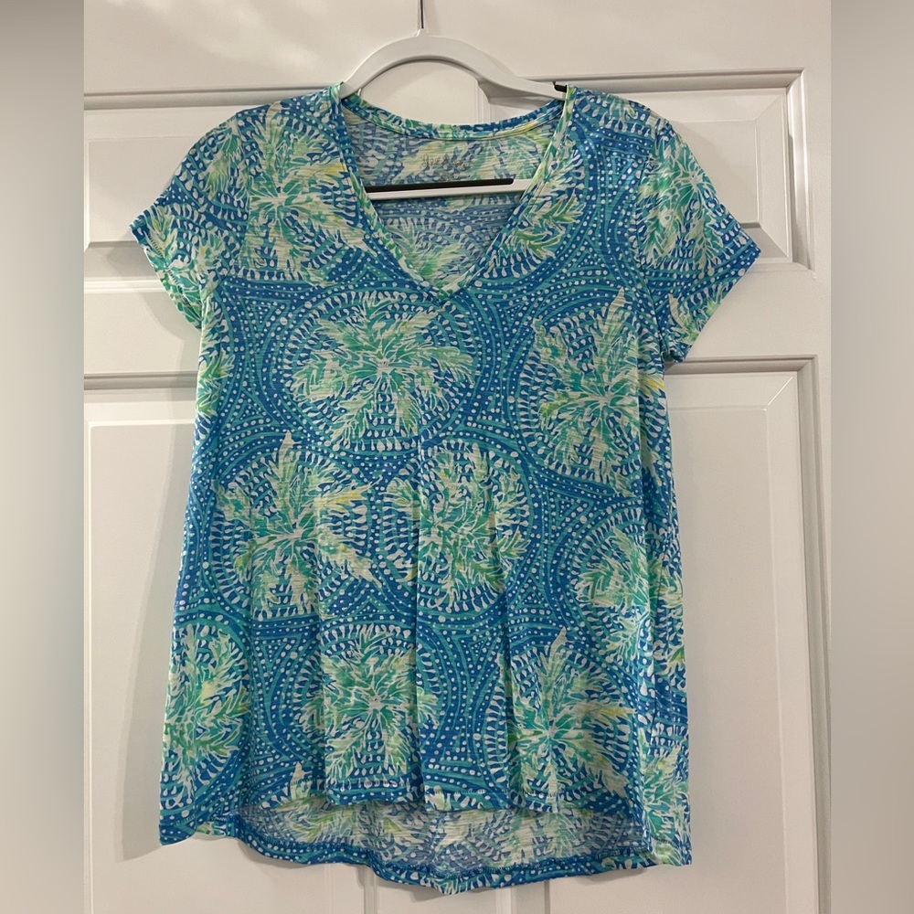 Lilly Pulitzer Etta V-neck Top S